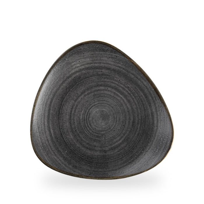 Stonecast Raw Black Piatto Triangolare 10" Box 12 - SRBLTR101