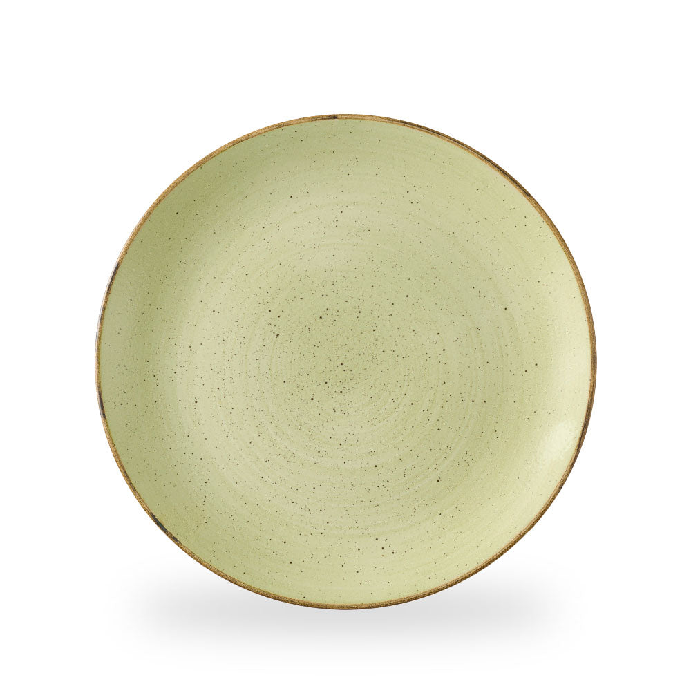 Stonecast Raw Green Evolve Piatto Piano Coupe 11.25" Box 12 - SRGNEV111