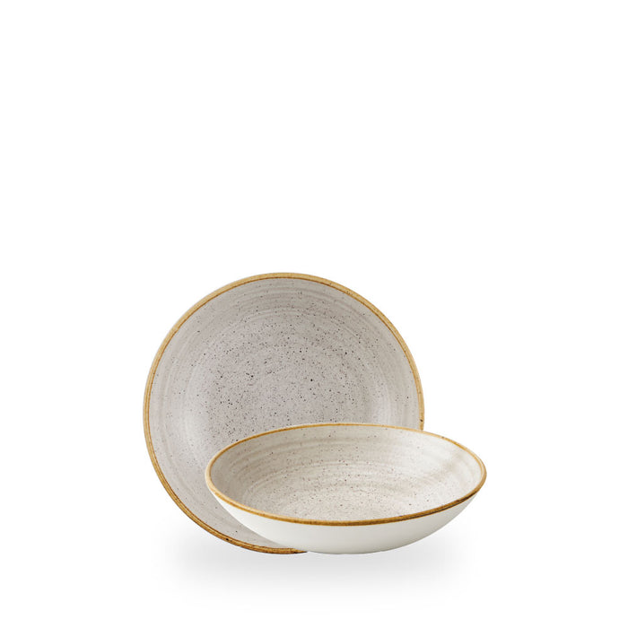 Stonecast Raw Grey Coppetta Coupe 7.25"Box 12 - SRGYEVB71
