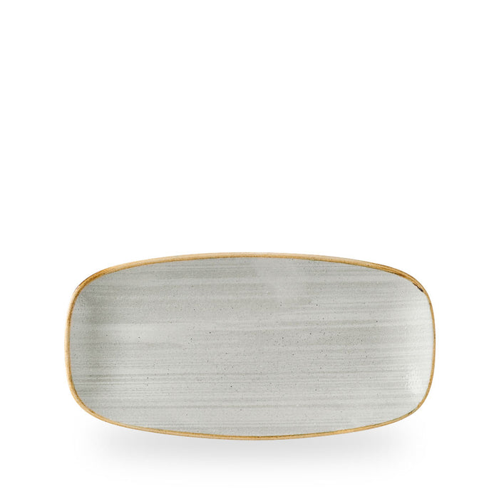 Stonecast Raw Grey Piatto Rettangolare Chefs 11 3/4X6" Box 12 - SRGYXO111