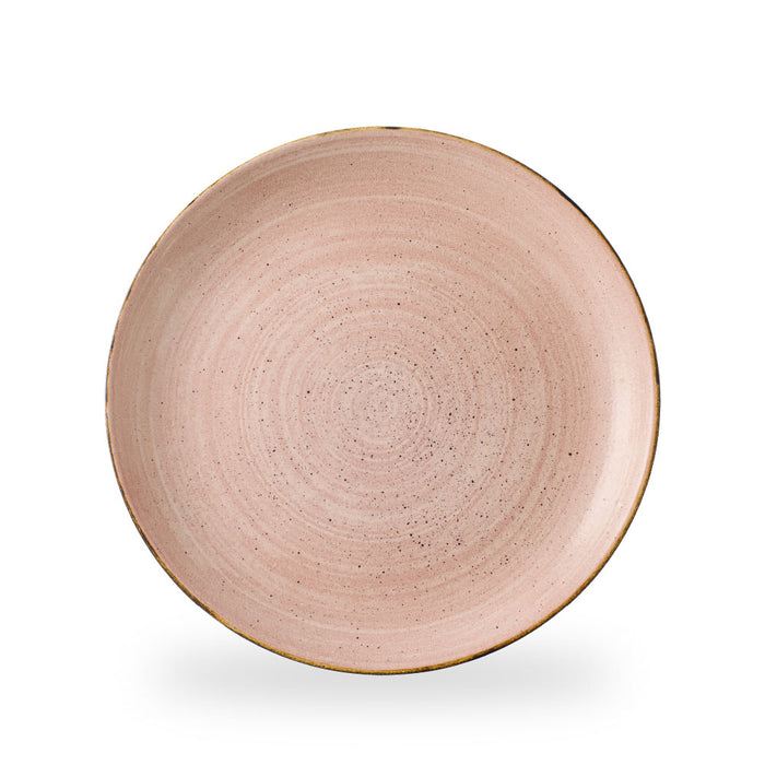 Stonecast Raw Terracotta Evolve Piatto Piano Coupe 11.25" Box 12 - SRTEEV111