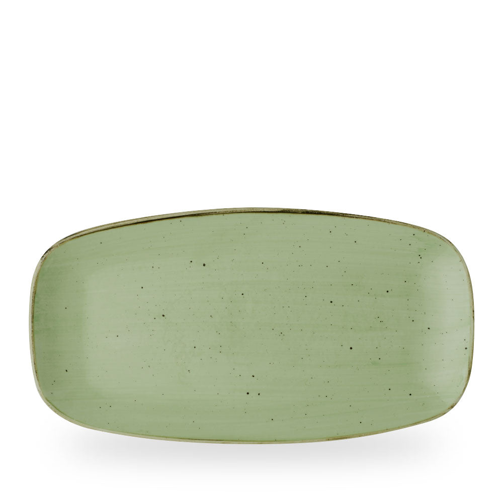 Stonecast Sage Green Piatto Rettangolare Chefs 13 7/8X7 3/8" Box 6 - SSASXO141