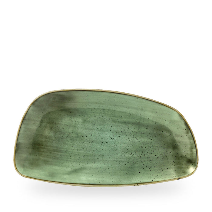 Stonecast Samphire Green Chefs Geo Piatto 13 3/4X7 1/4" Box 6 - SSGSGE351