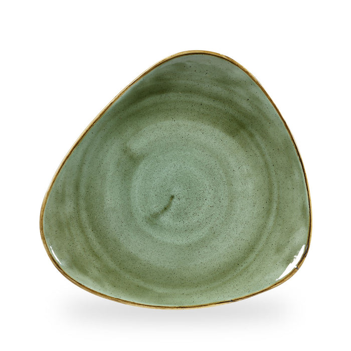 Stonecast Samphire Green Piatto Triangolare 12" Box 6 - SSGSTR121