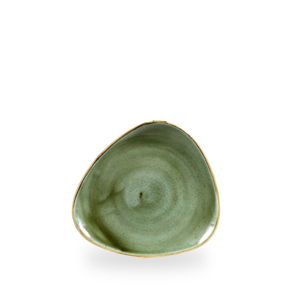 Stonecast Samphire Green Piatto Triangolare 7" Box 12 - SSGSTR7 1