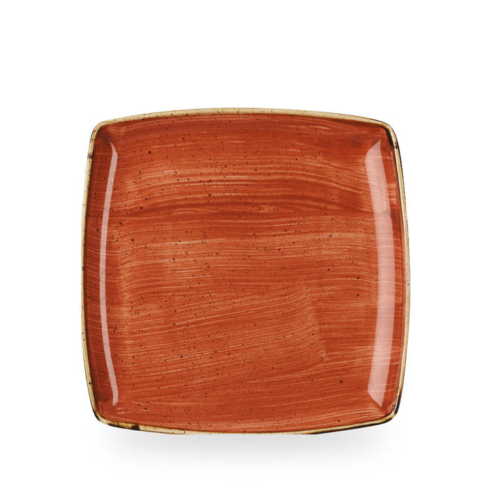 Stonecast Spiced Orange Deep Piatto Quadrato 26Cm Box 6 - SSOSDS101