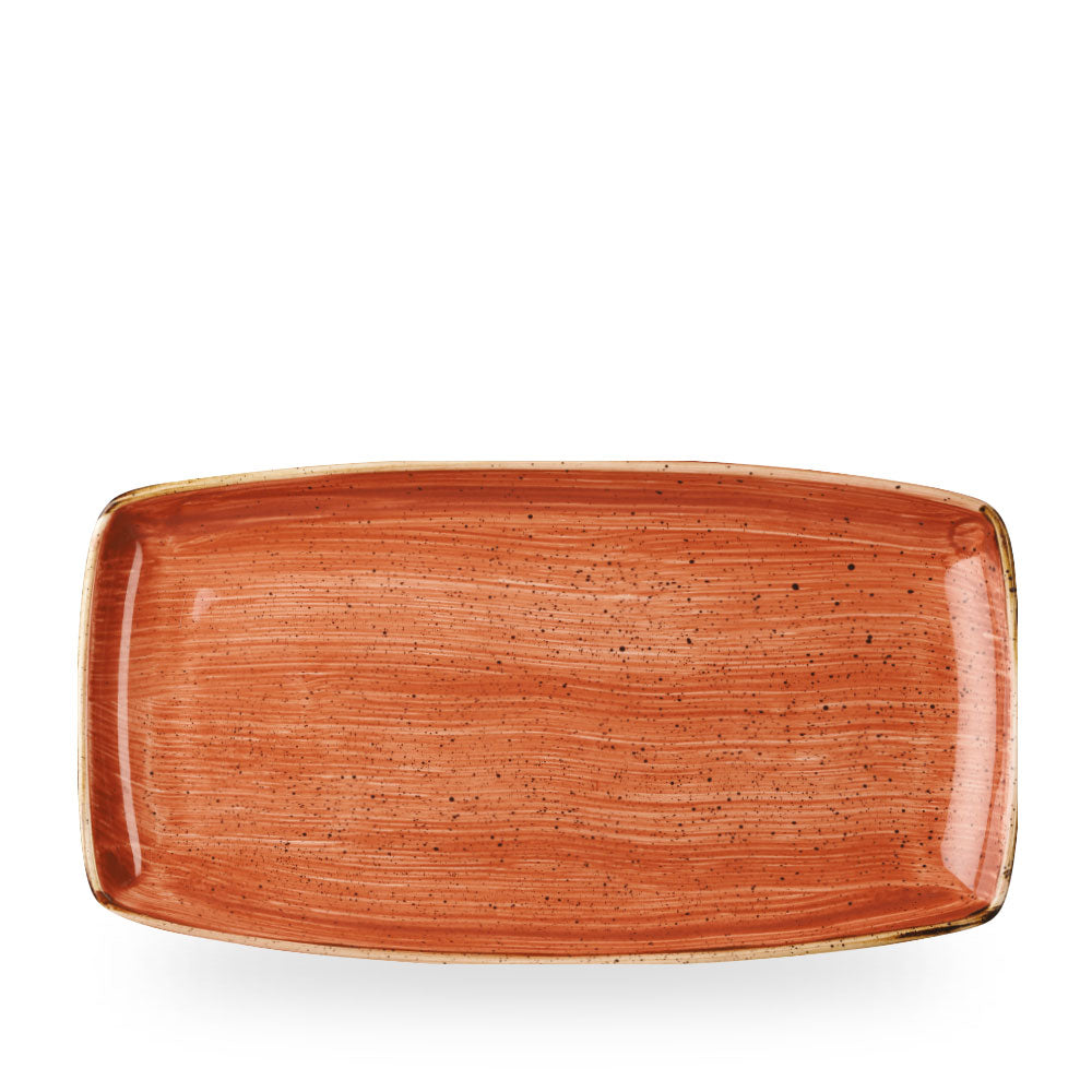 Stonecast Spiced Orange Piatto Rettangolare 34.5Cm Box 6 - SSOSOP141