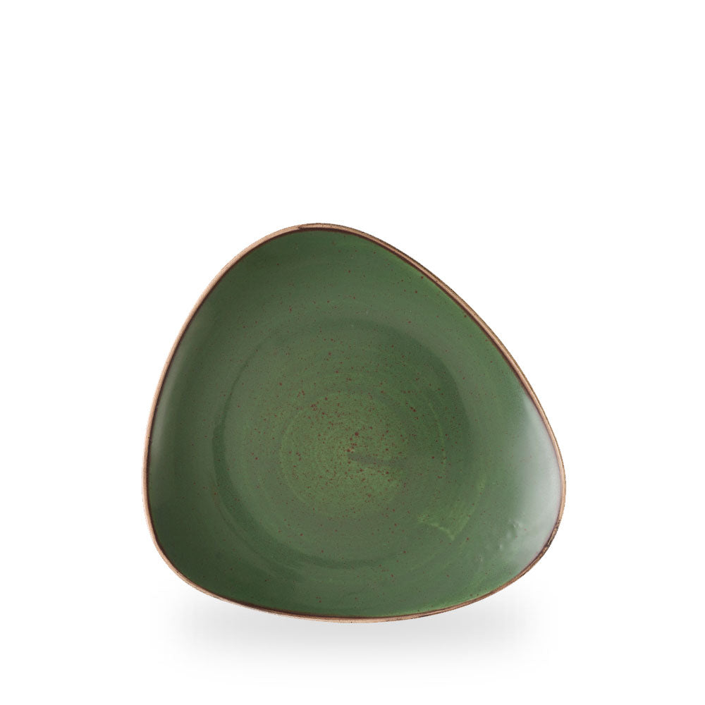 Stonecast Sorrel Green Piatto Triangolare 9" Box 12 - SSRSTR9 1