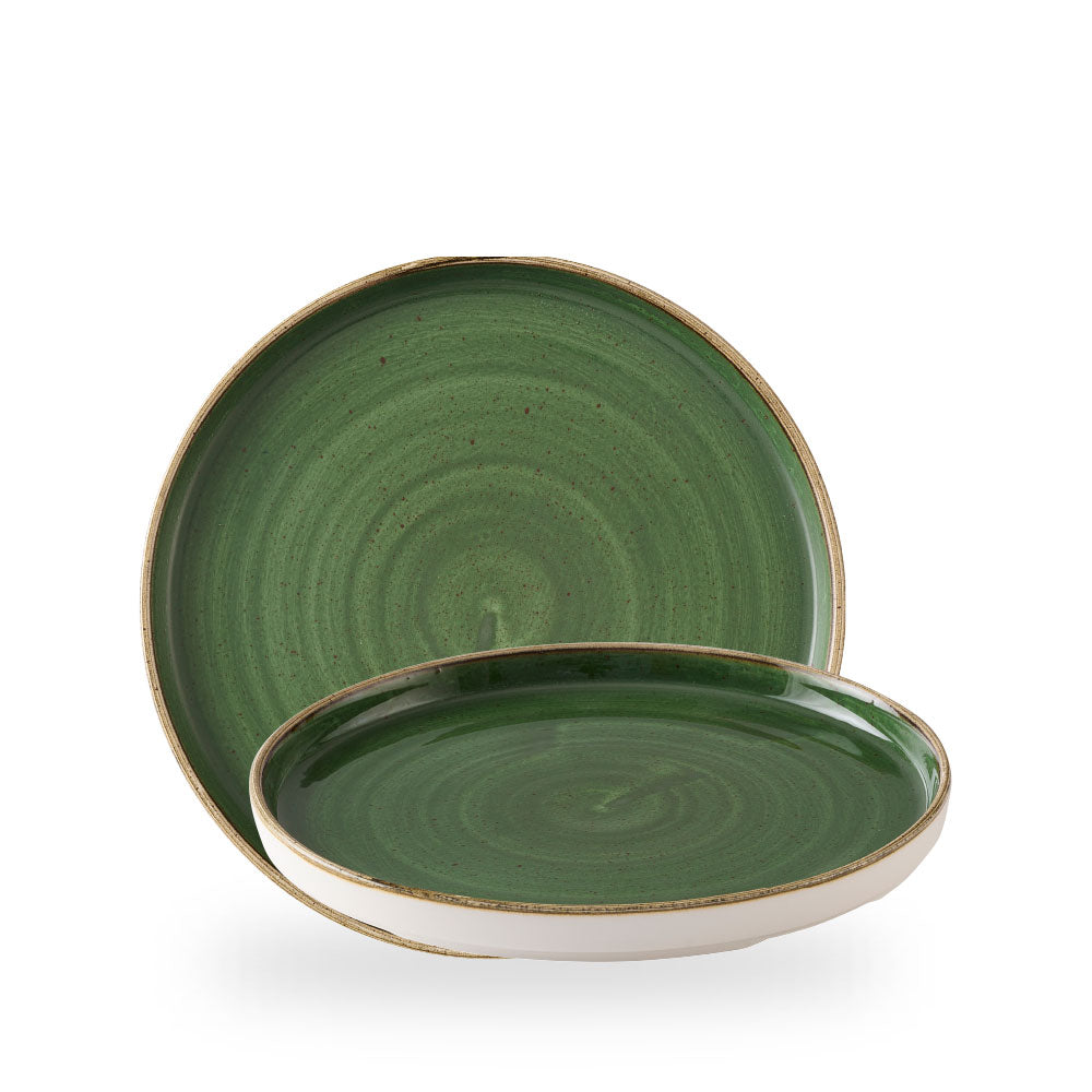 Stonecast Sorrel Green Piatto Walled 10 2/8" Box 6 - SSRSWP261