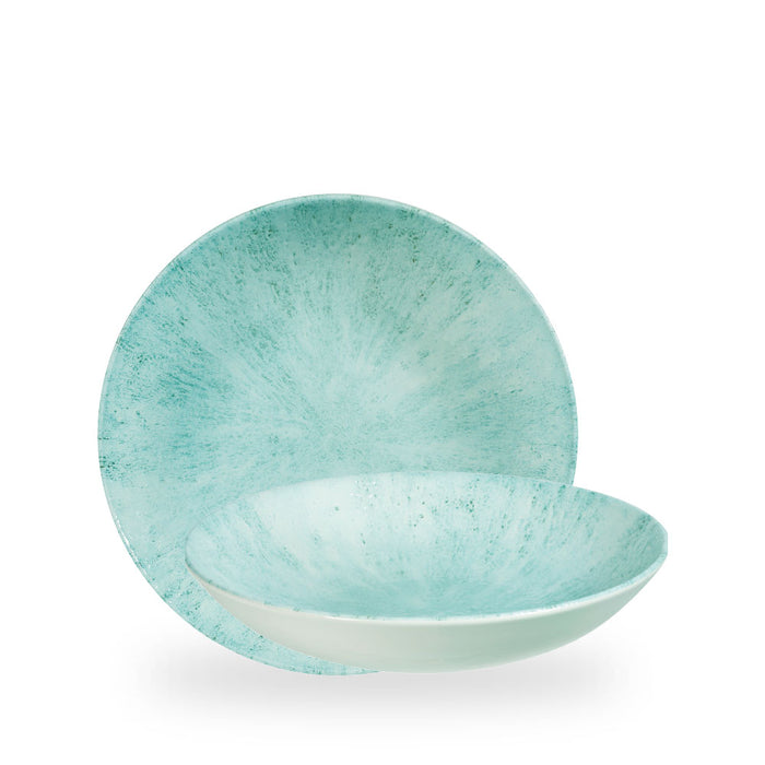 Stone Aquamarine Evolve Piatto Fondo 9.75" Box 12 - STAMEVB91