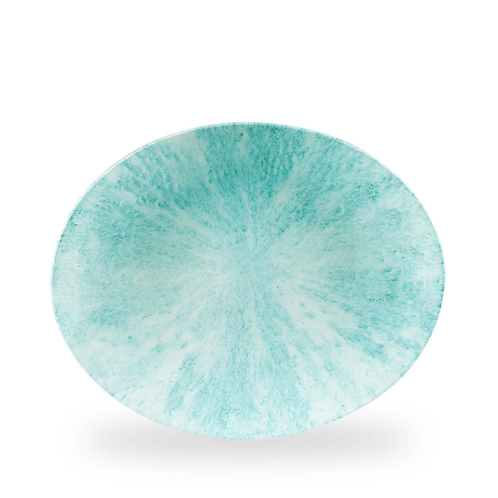 Stone Aquamarine Orbit Piatto Ovale Coupe 12.5" Box 12 - STAMOP121