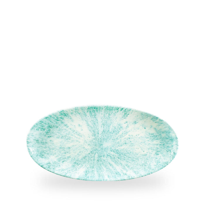 Stone Aquamarine Piatto Ovale Chefs 11 4/5X5 3/4" Box 12 - STAMOV301