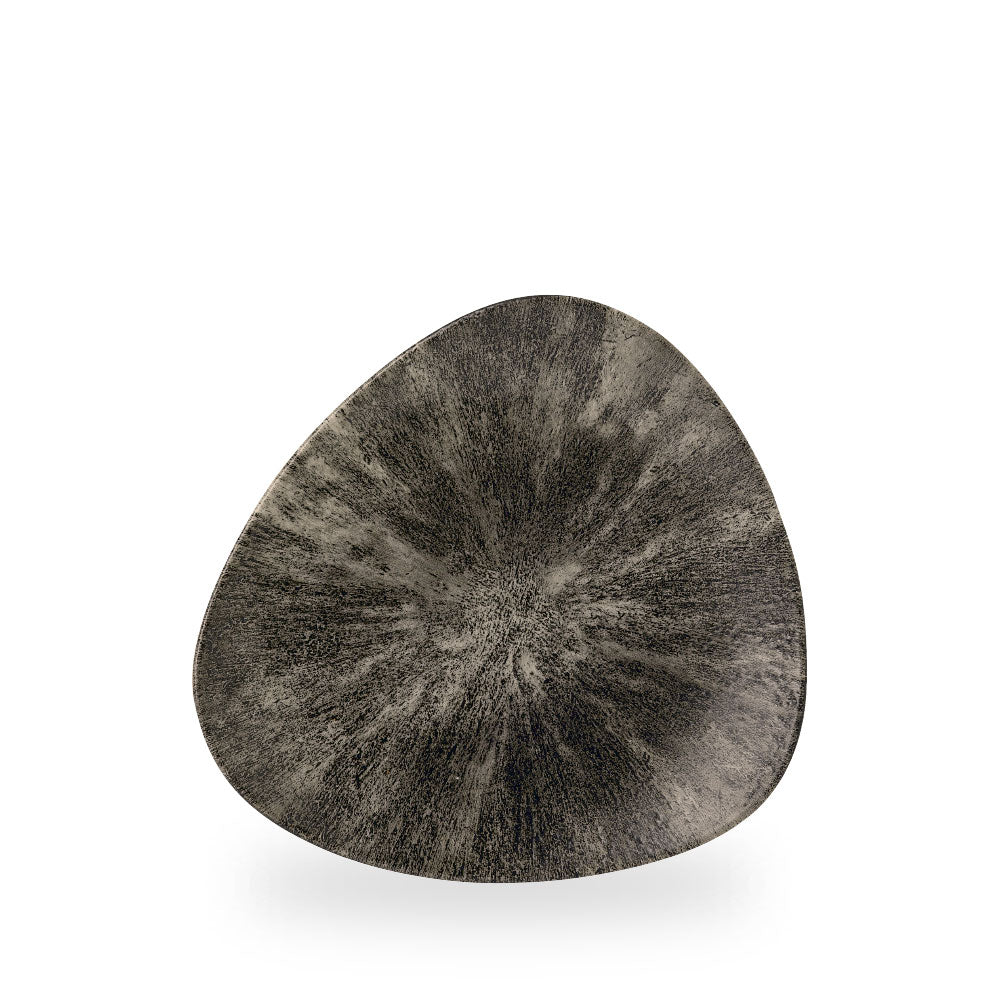 Stone Quartz Black Piatto Triangolare 9" Box 12 - STQBTR9 1
