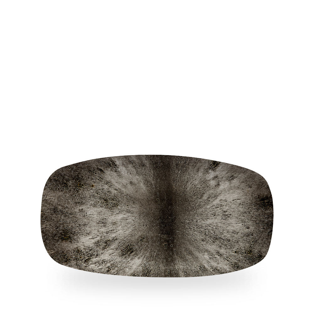 Stone Quartz Black Piatto Rettangolare Chefs 11 3/4X6" Box 12 - STQBXO111