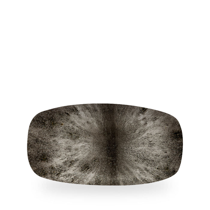 Stone Quartz Black Piatto Rettangolare Chefs 11 3/4X6" Box 12 - STQBXO111