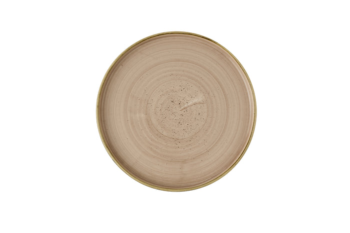 Stonecast Truffle Walled Plate 10 1/4" Box 6 - STUSWP261