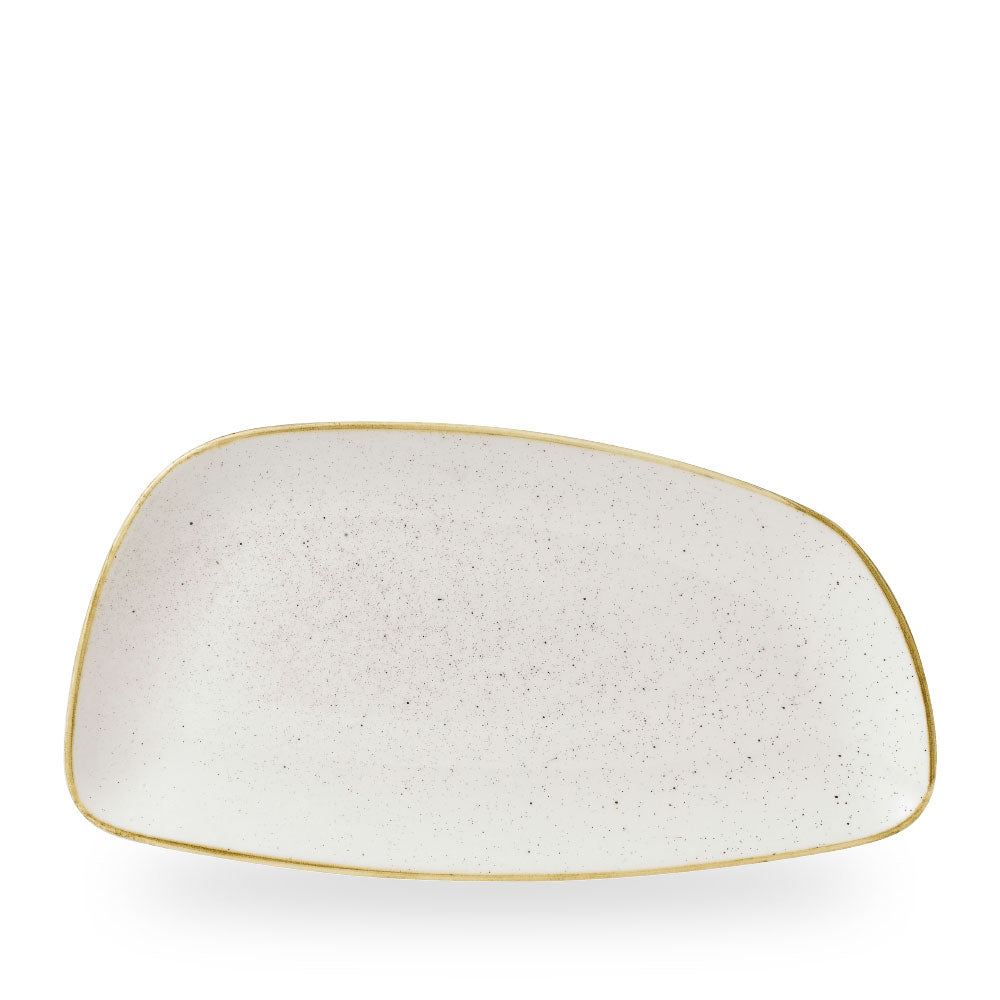Stonecast Barley White Chefs Geo Piatto 13 3/4X7 1/4" Box 6 - SWHSGE351