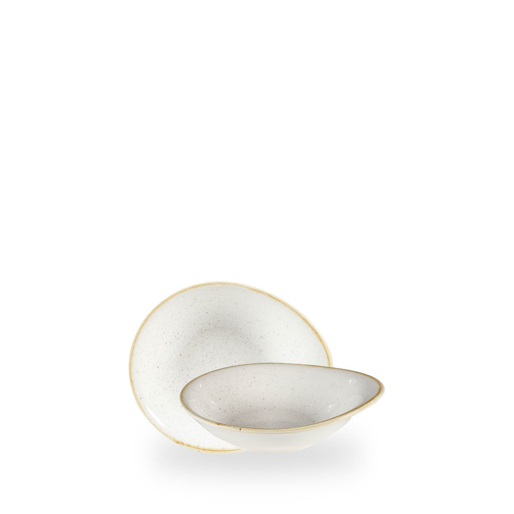 Stonecast Barley White Ciotolina Con Manico 6 3/8X5 5/8" Box 12 - SWHSID6 1