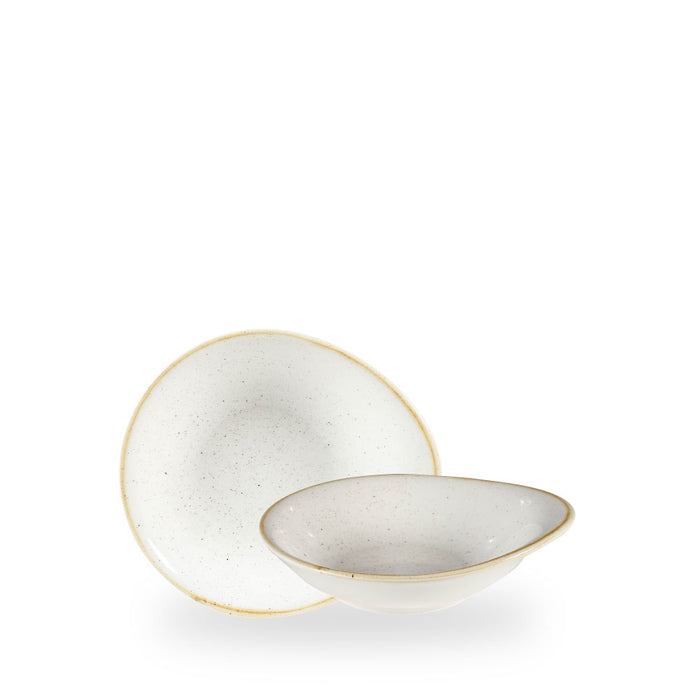 Stonecast Barley White Ciotolina Con Manico 7 2/8X6.5" Box 12 - SWHSID7 1