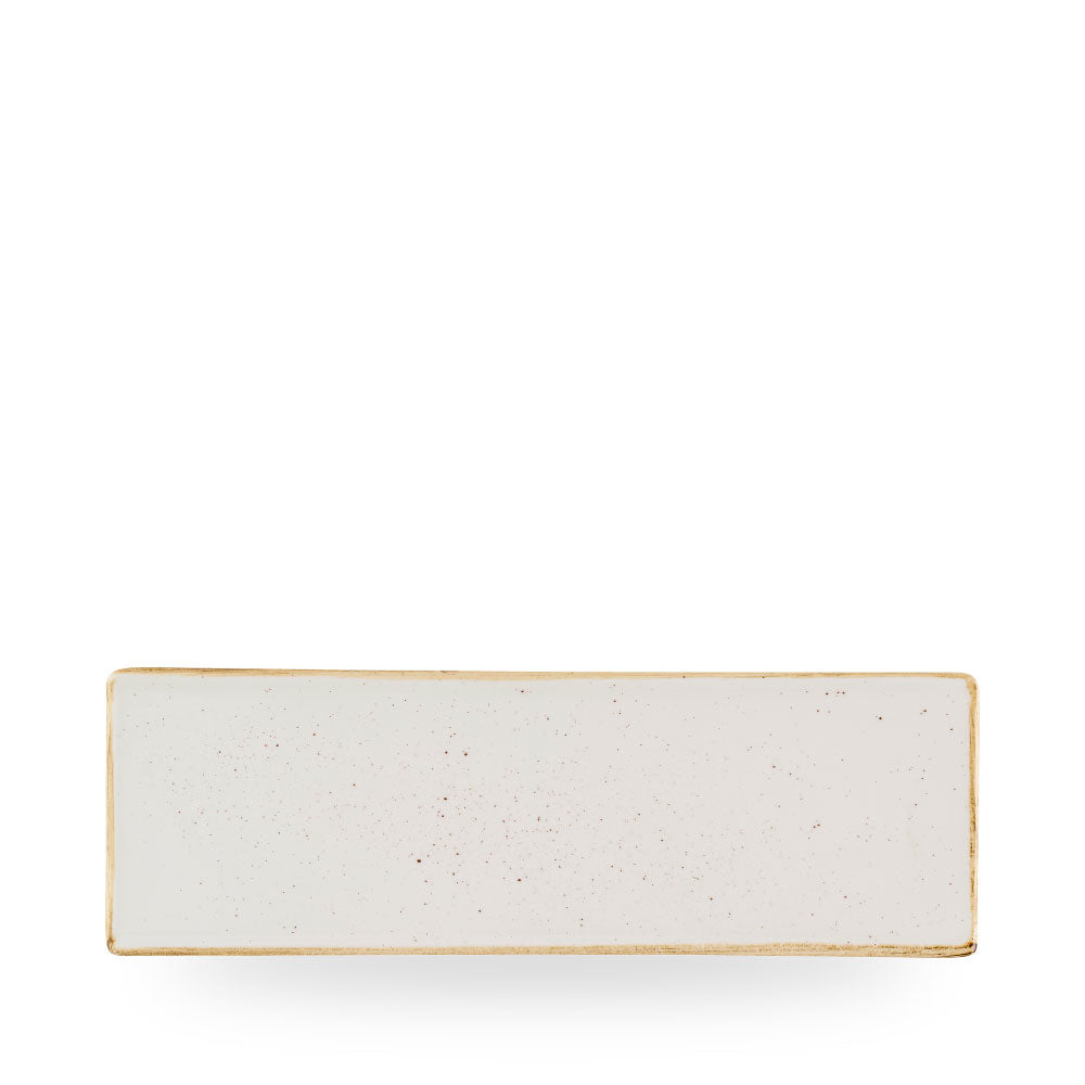 Stonecast Barley White Piatto Rettangolare 33X11Cm Box 6 - SWHSOF331