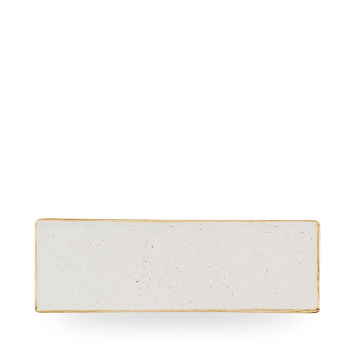Stonecast Barley White Piatto Rettangolare 33X11Cm Box 6 - SWHSOF331
