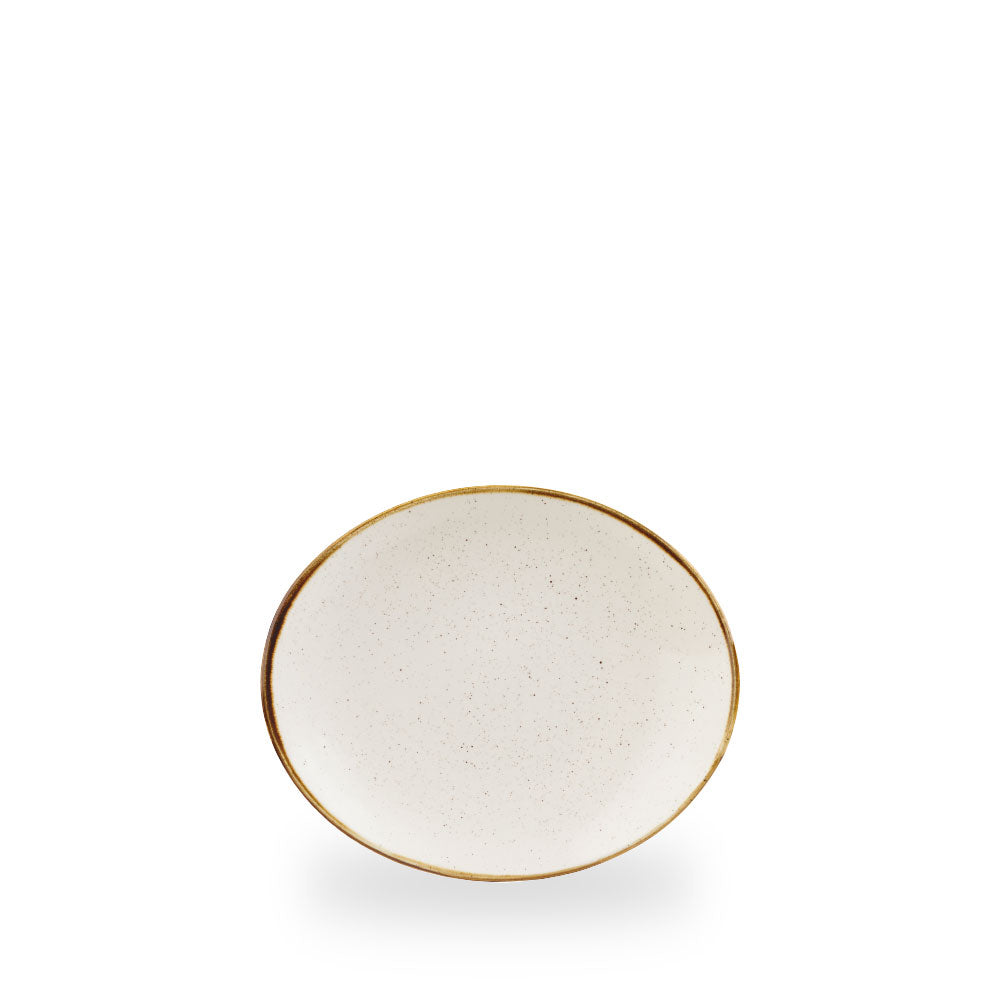 Stonecast Barley White Orbit Piatto Ovale Coupe 19.7Cm Box 12 - SWHSOP7 1