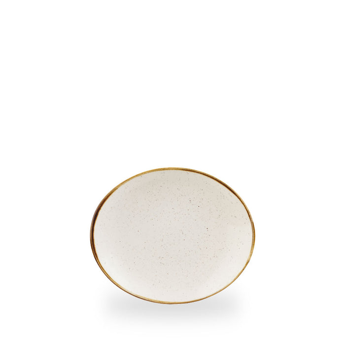 Stonecast Barley White Orbit Piatto Ovale Coupe 19.7Cm Box 12 - SWHSOP7 1