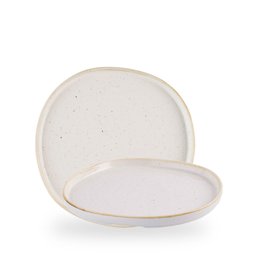 Stonecast Barley White Organic Piatto Walled Box 6 - SWHSOW261