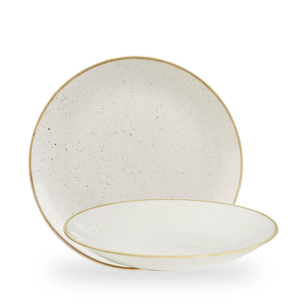 Stonecast Barley White Piatto Fondo Coupe 11" Box 12 - SWHSPD271
