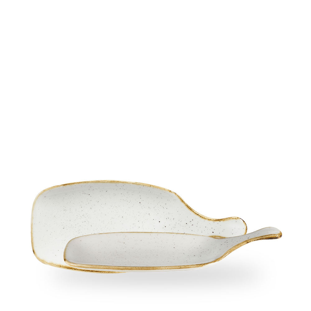 Stonecast Barley White Handled Paddle 11X4 3/4" Box 6 - SWHSPDLH1