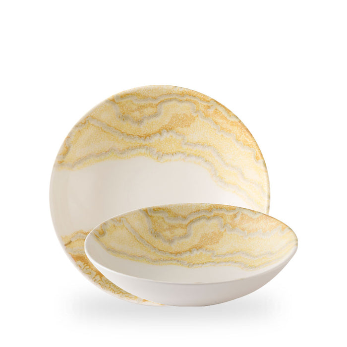 Tide Gold Evolve Piatto Fondo 9.75" Box 12 - TDGDEVB91