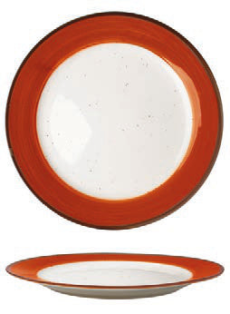 JUST-PIATTO TONDO CM.21 ROSSO 6932D-C400-8.25