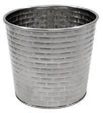 CESTINO ALTO ACCIAIO CM9X9X9 ML 385 - GTSS31