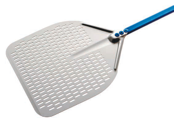 AZZURRA PALA PIZZA ALLUMIN. RETT. FORATA A37RF-60