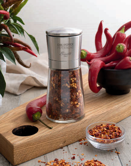 MACINAPEPERONCINO LA SPEZIA VETRO H.14,5 6942SPP