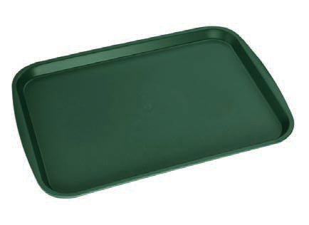 VASSOIO FAST FOOD PP 43,5X31 VERDE PRFFMV