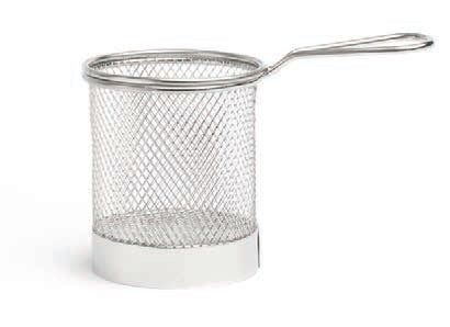 AL ANDALUS - MINI CESTINO FRITTI INOX 21X10 7486