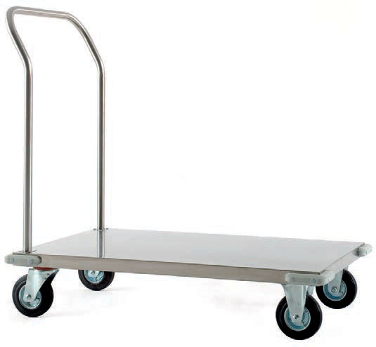 CARRELLO INOX PORTACASSE CM 57X97X103 PC100