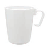 VIVENZI-PIATTO FONDO CM 21 MELAMINA BIANCO V0356