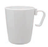 VIVENZI-TAZZA MUG 300CC C.MAN. MELAMINA BIA.V0418