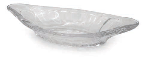 PIATTO BANANA SPLIT OVALE CM.23 VETRO 1625