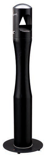 PORTACENERE INOX COLONNA SAG. BIRKIN NERO 108006