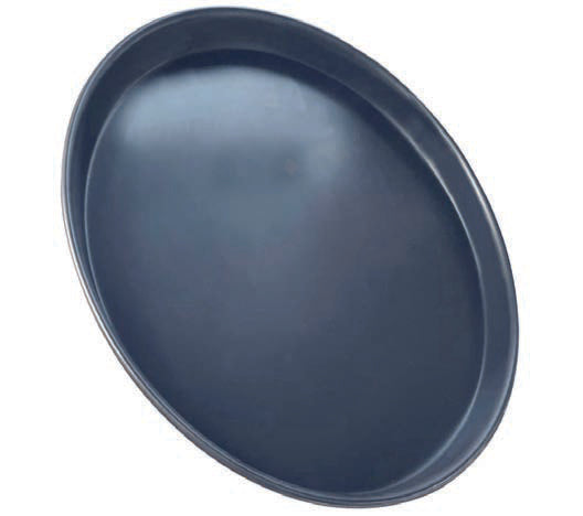 TEGLIA TONDA LAMIERA BLU CM 18 H 2,5