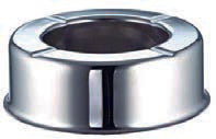 POSACENERE TONDO INOX CM 14 H 5,5 13