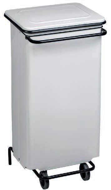 CONTICOLOR-CONTENITORE RIFIUTI PEDALE LT110 BIANCO