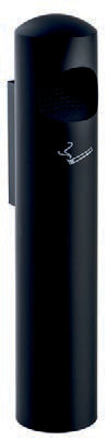 BIRKIN-POSACENERE MURALE INOX NERO LT.5 108003