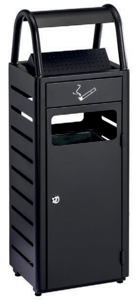 QUADRO-POSACENERE GETTACARTE NERO 27LT. 790018