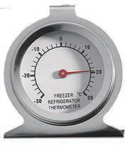 TERMOMETRO FREEZER-FRIGO INOX -30C +30C 104616