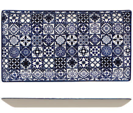 SINTRA BLUE-PIATTO RETT. CM.23,7X12 RH4414S-JS106D