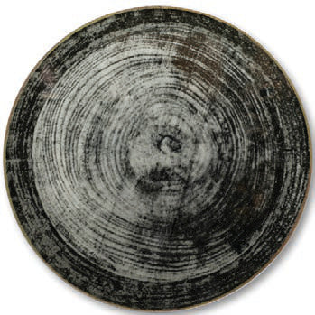 BLACK ROUND-PIATTO PORTATA KONOS CM 28 04551Z07